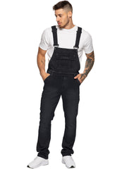 Mens Fashionable Denim Overall Dungarees | Enzo Designer Menswear