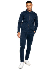 Enzo | Mens Cargo Tracksuit