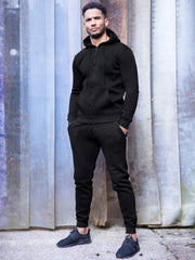 Enzo Mens Slim Fit Fleece Jogging Bottoms