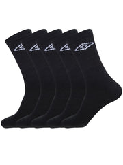 Mens Umbro Crew Socks | 5 Pairs