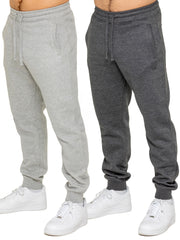 Kruze | Mens Fleece Joggers 2 Pack