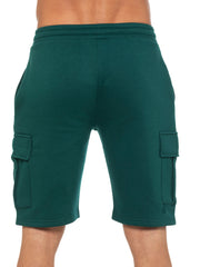 Enzo | Mens Cargo Fleece Shorts