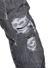 Enzo | Mens Ripped Denim Jeans