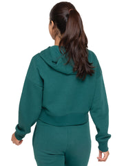 Enzo | Womens Cropped Zipped Hoodie