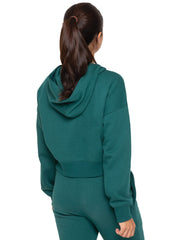 Enzo | Womens Cropped Zipped Hoodie