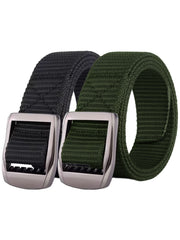 Enzo | Mens Canvas Webbing Belts 2 Pack