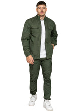 Enzo | Mens Lightweight Cargo Tracksuit Set