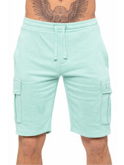 Enzo | Mens Cargo Fleece Shorts