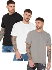 Enzo | Oversized Crew Neck T-Shirt 3 Pack