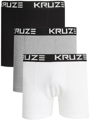 Kruze | Mens Boxer Shorts Set 3 Pack