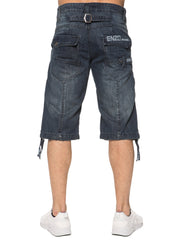 Enzo | Mens Cargo Denim Shorts