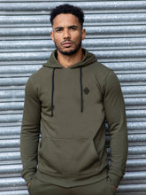Enzo Mens Pullover Hooded Jumper