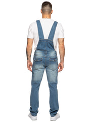Mens Fashionable Denim Overall Dungarees | Enzo Designer Menswear
