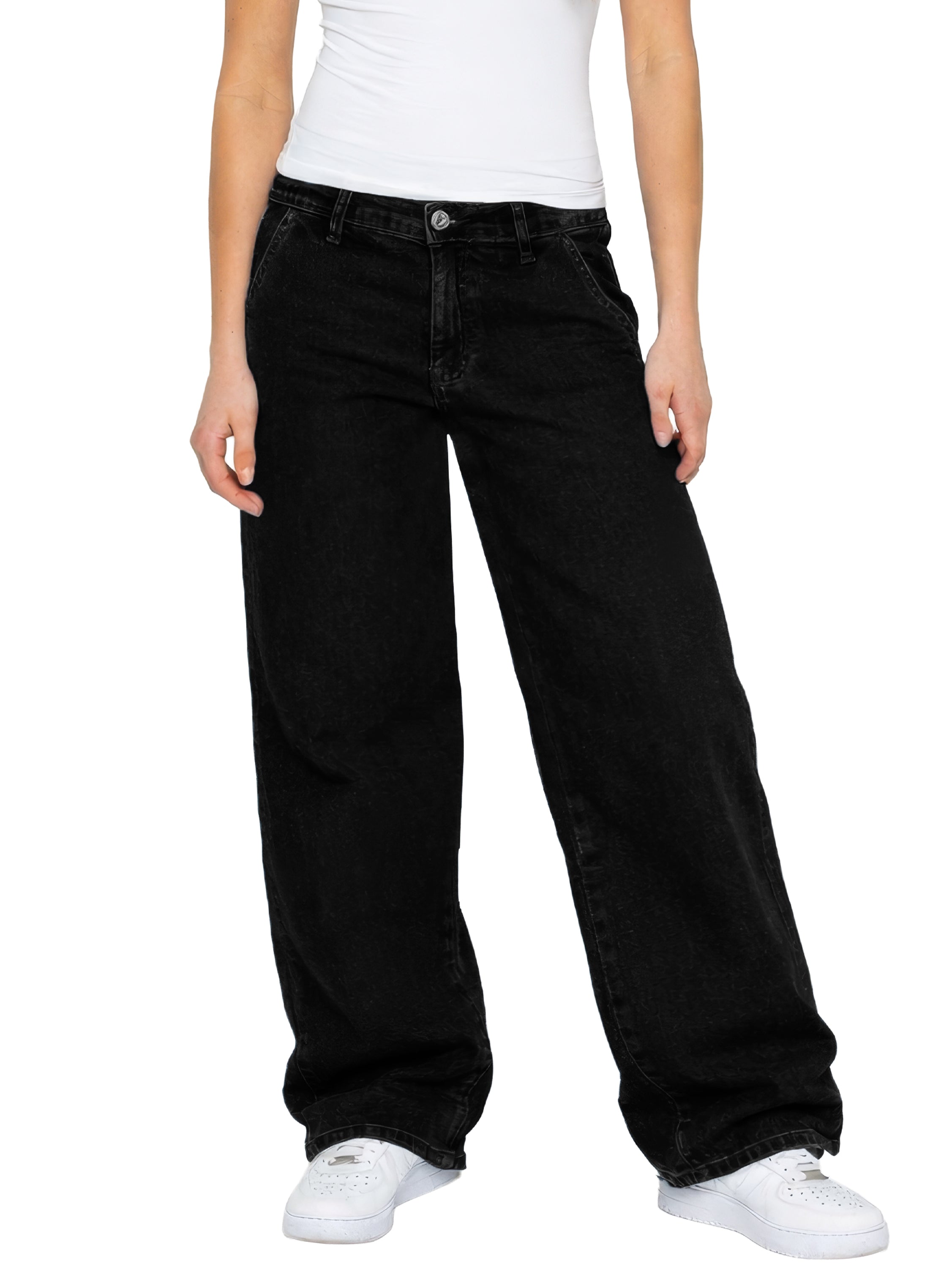 Enzo | Womens Baggy Jeans