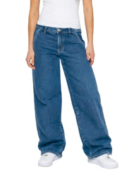 Enzo | Womens Baggy Jeans