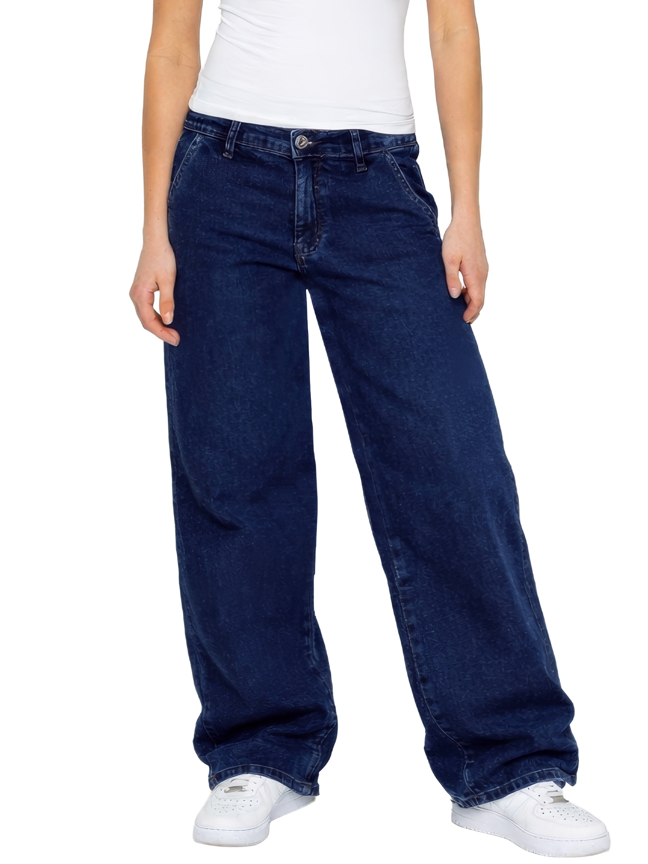 Enzo | Womens Baggy Jeans