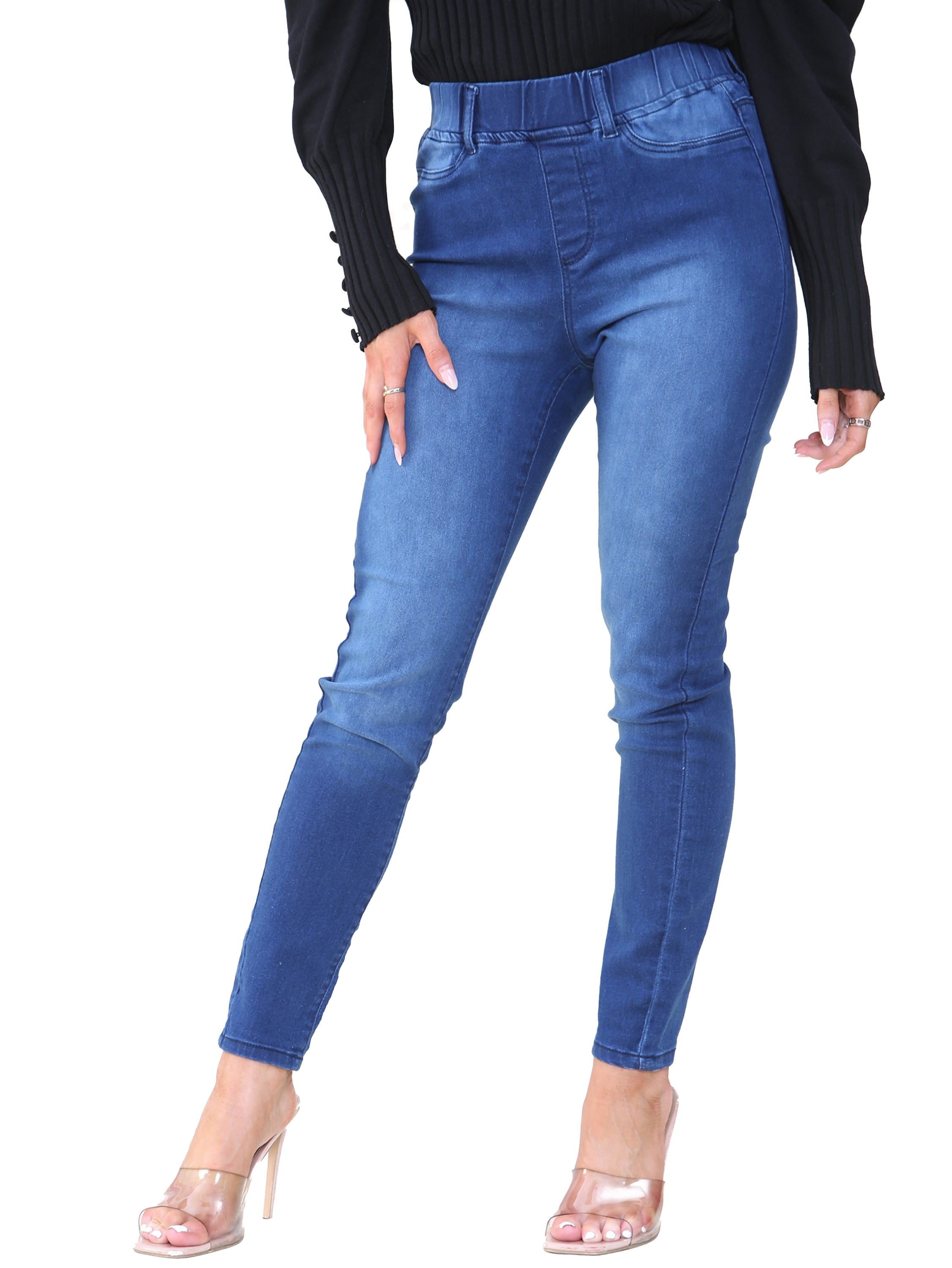 Kruze | Womens Skinny Denim Jeggings