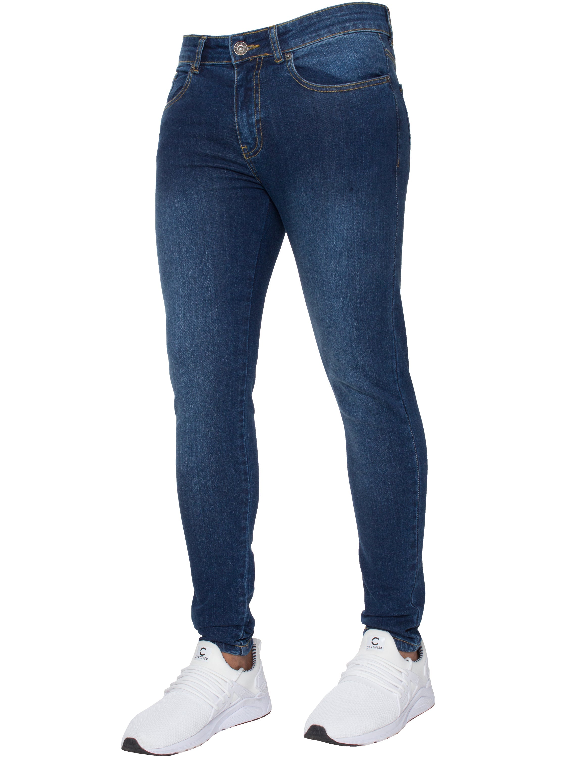 Enzo | Mens Skinny Fit Denim Jeans