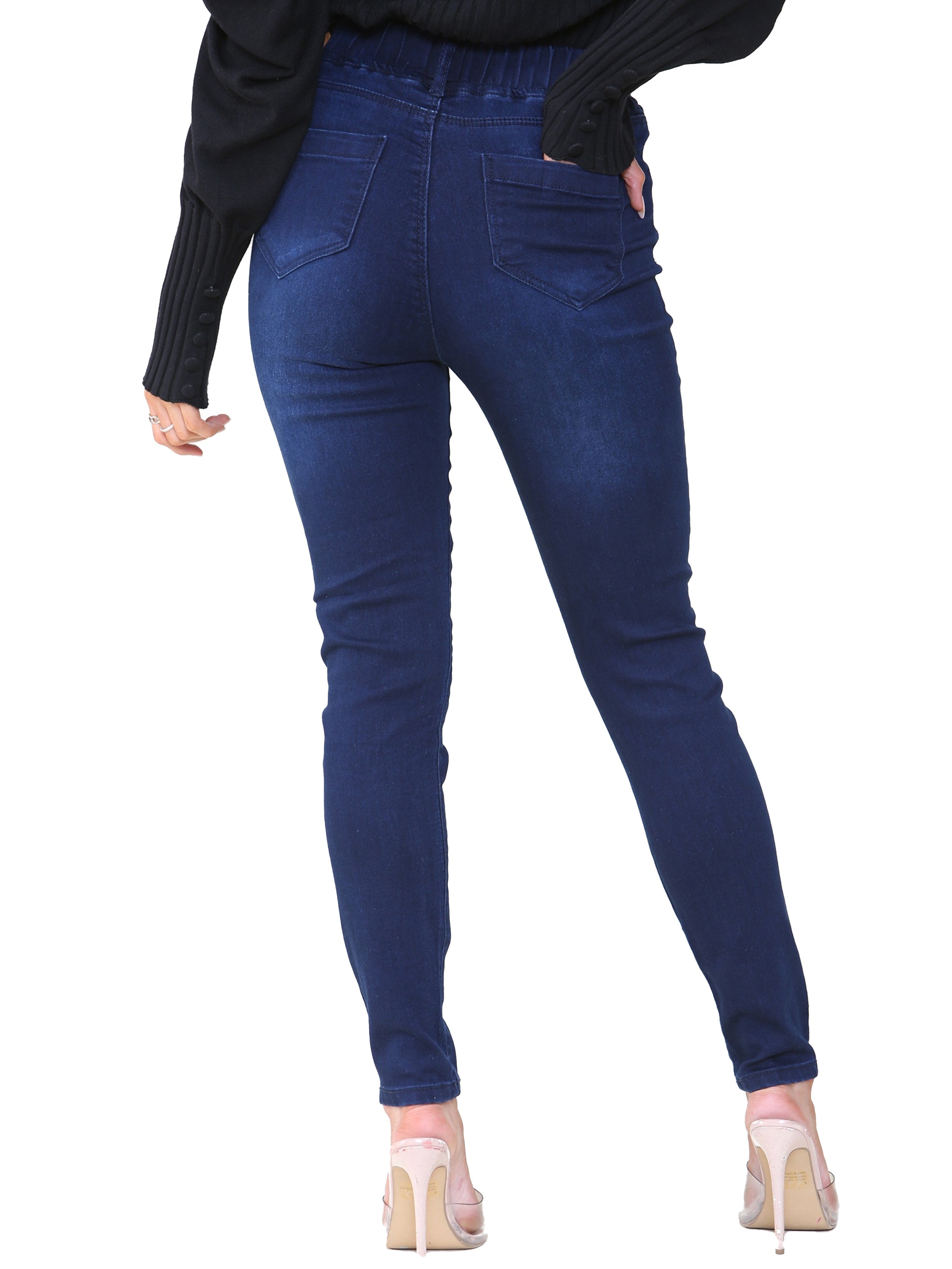 Kruze | Womens Skinny Denim Jeggings