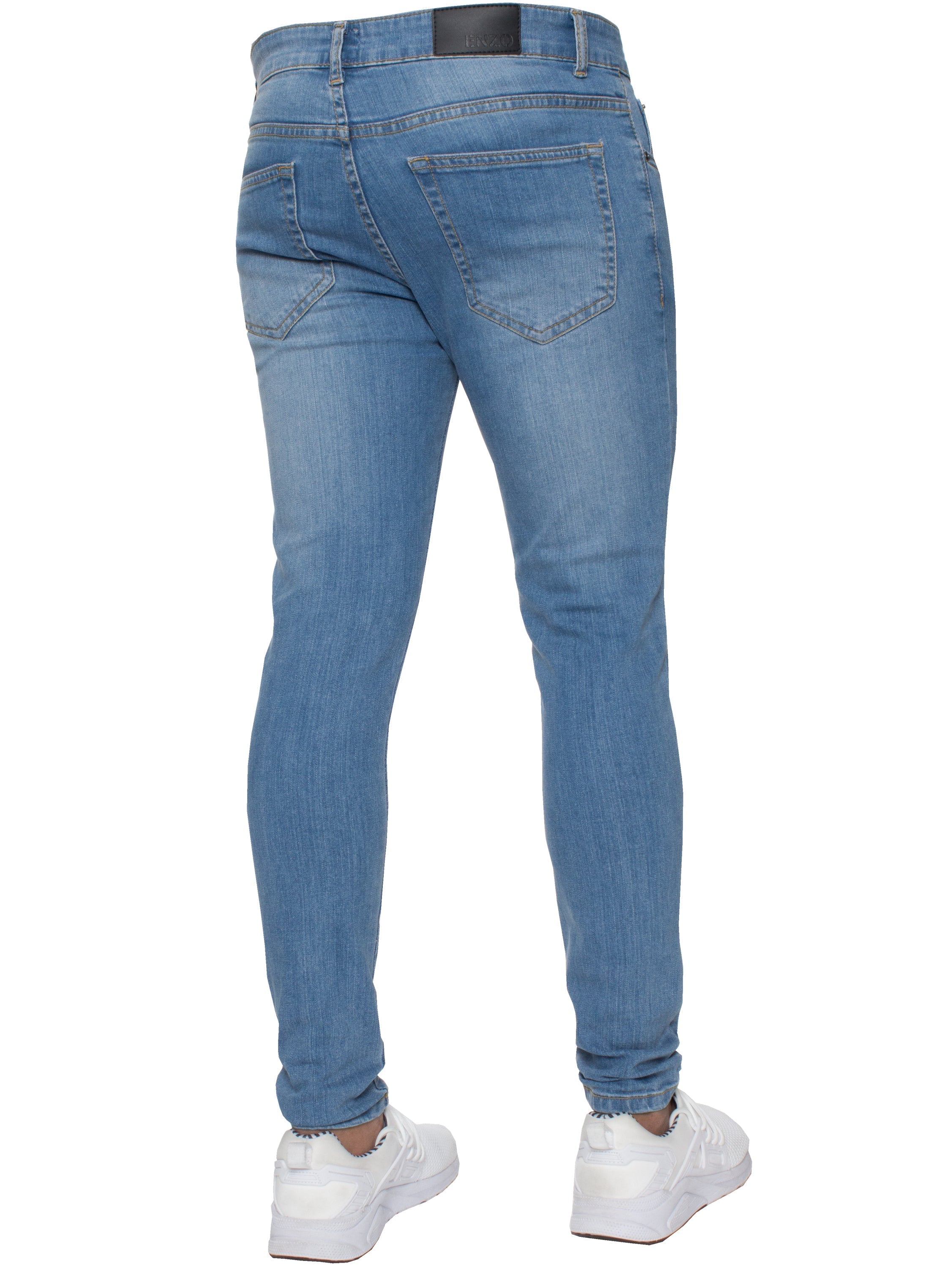 Enzo | Mens Skinny Fit Denim Jeans