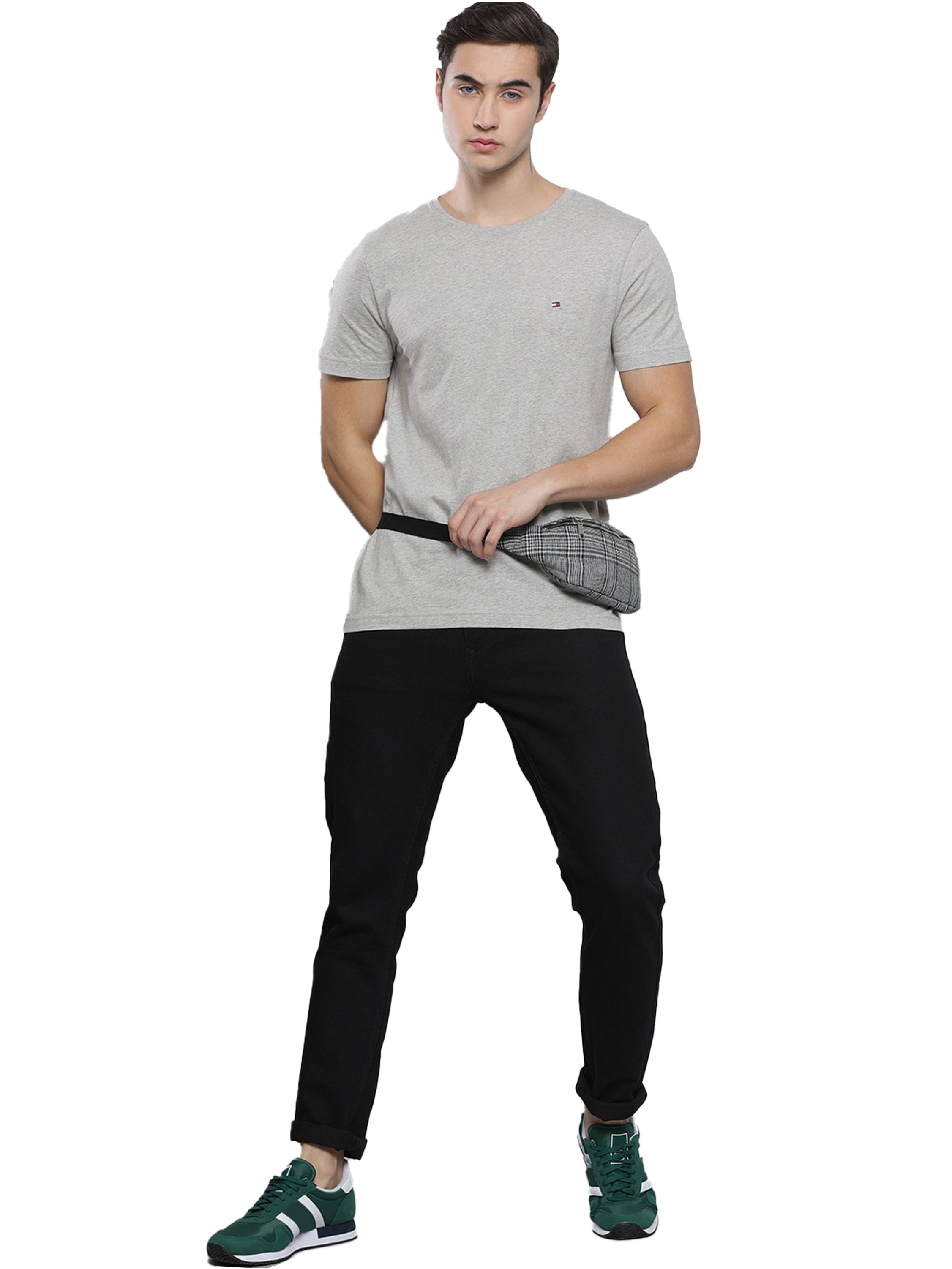 Tommy Hilfiger Mens T Shirt Core Slim Fit Crew Neck T-Shirt
