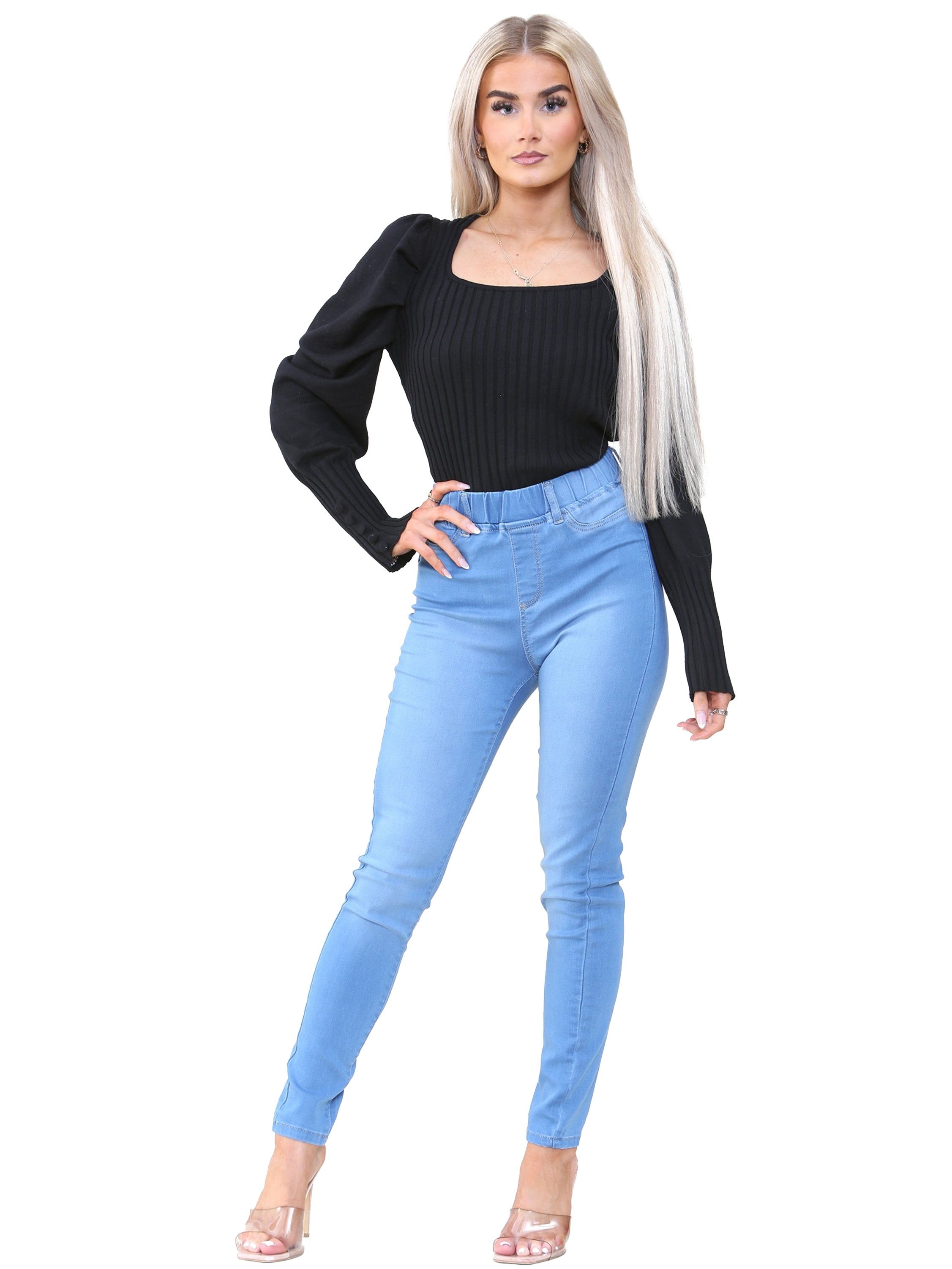 Kruze | Womens Skinny Denim Jeggings