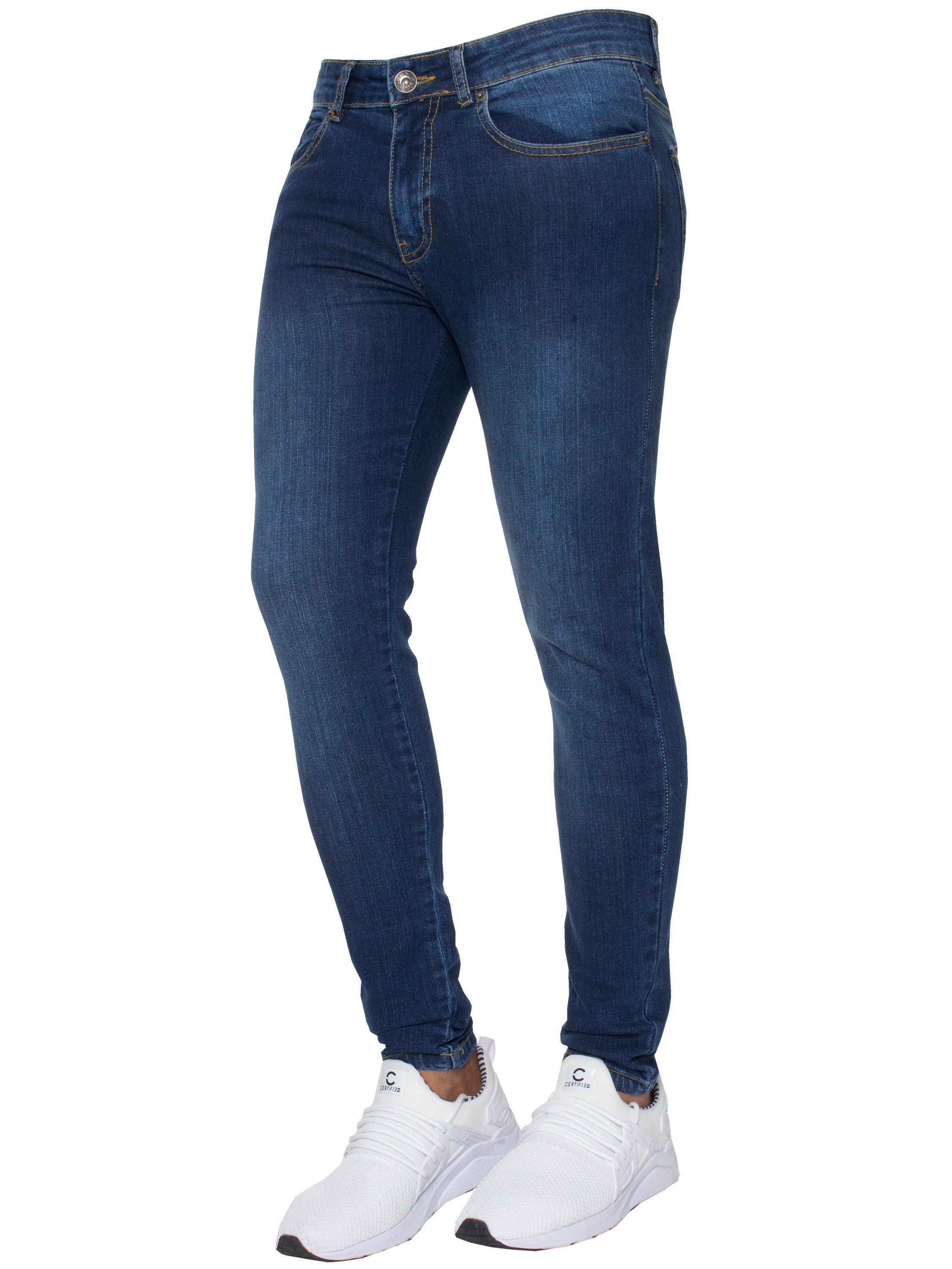 Enzo | Mens Skinny Fit Denim Jeans