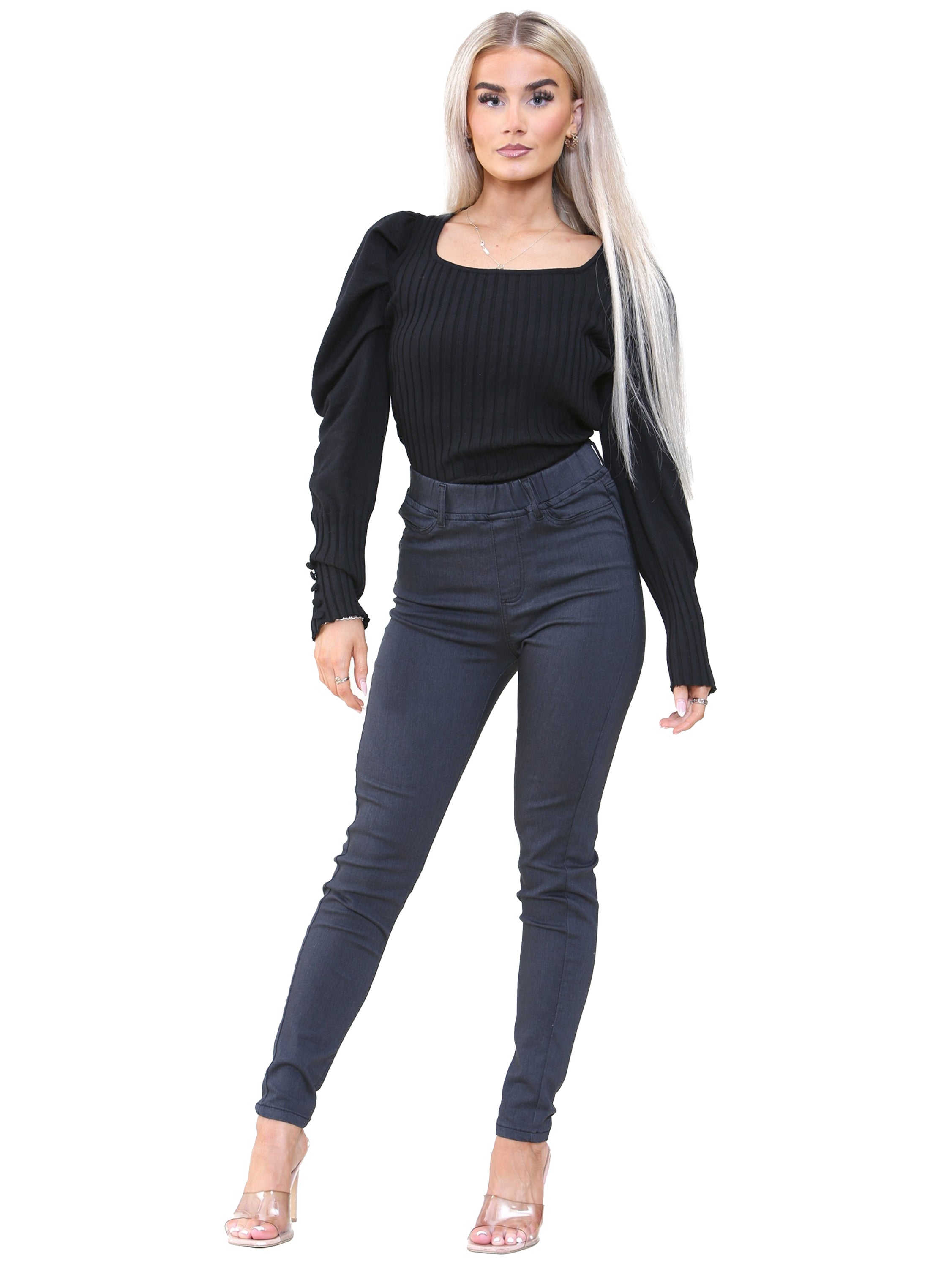 Kruze | Womens Skinny Denim Jeggings