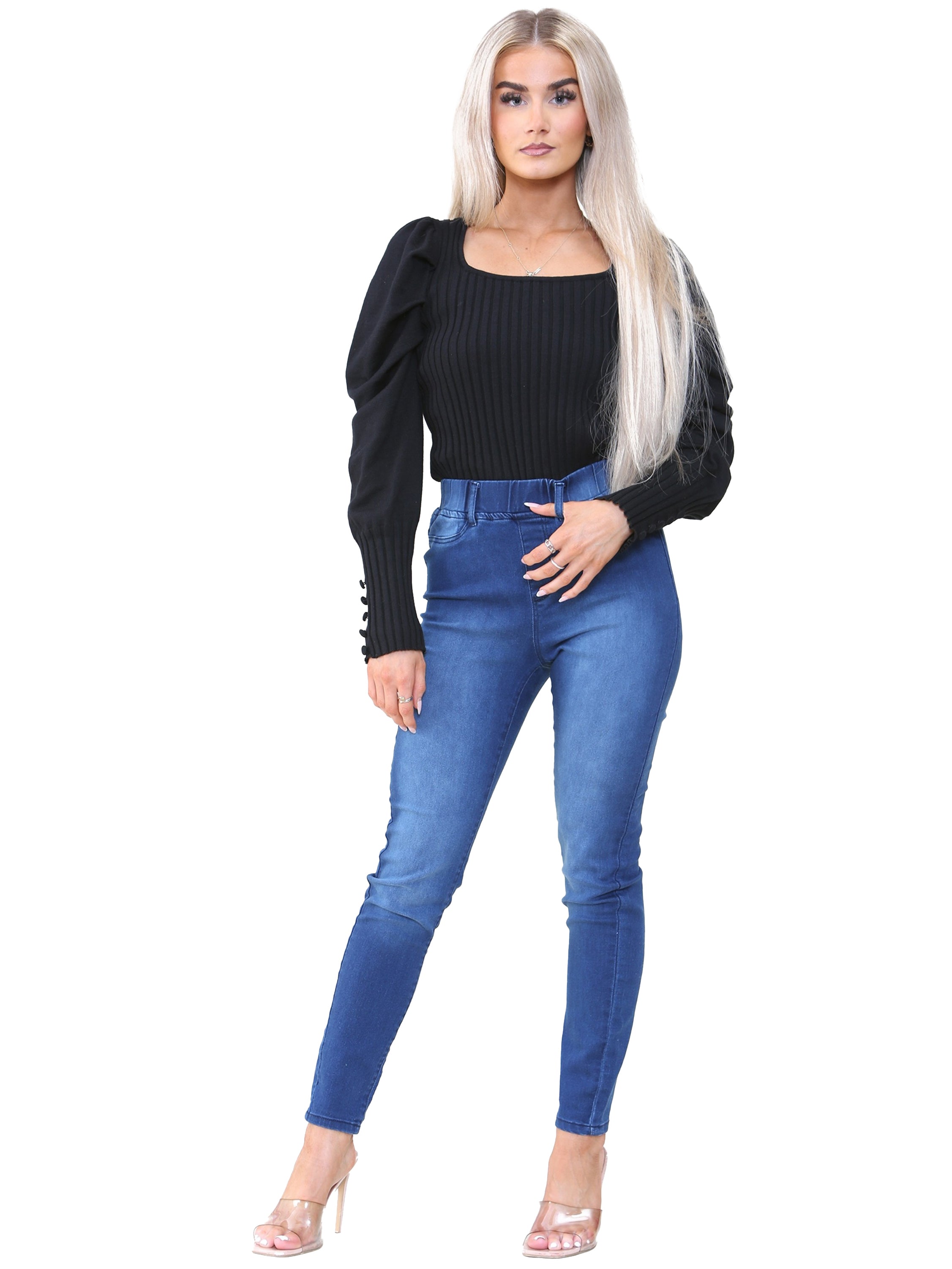 Kruze | Womens Skinny Denim Jeggings