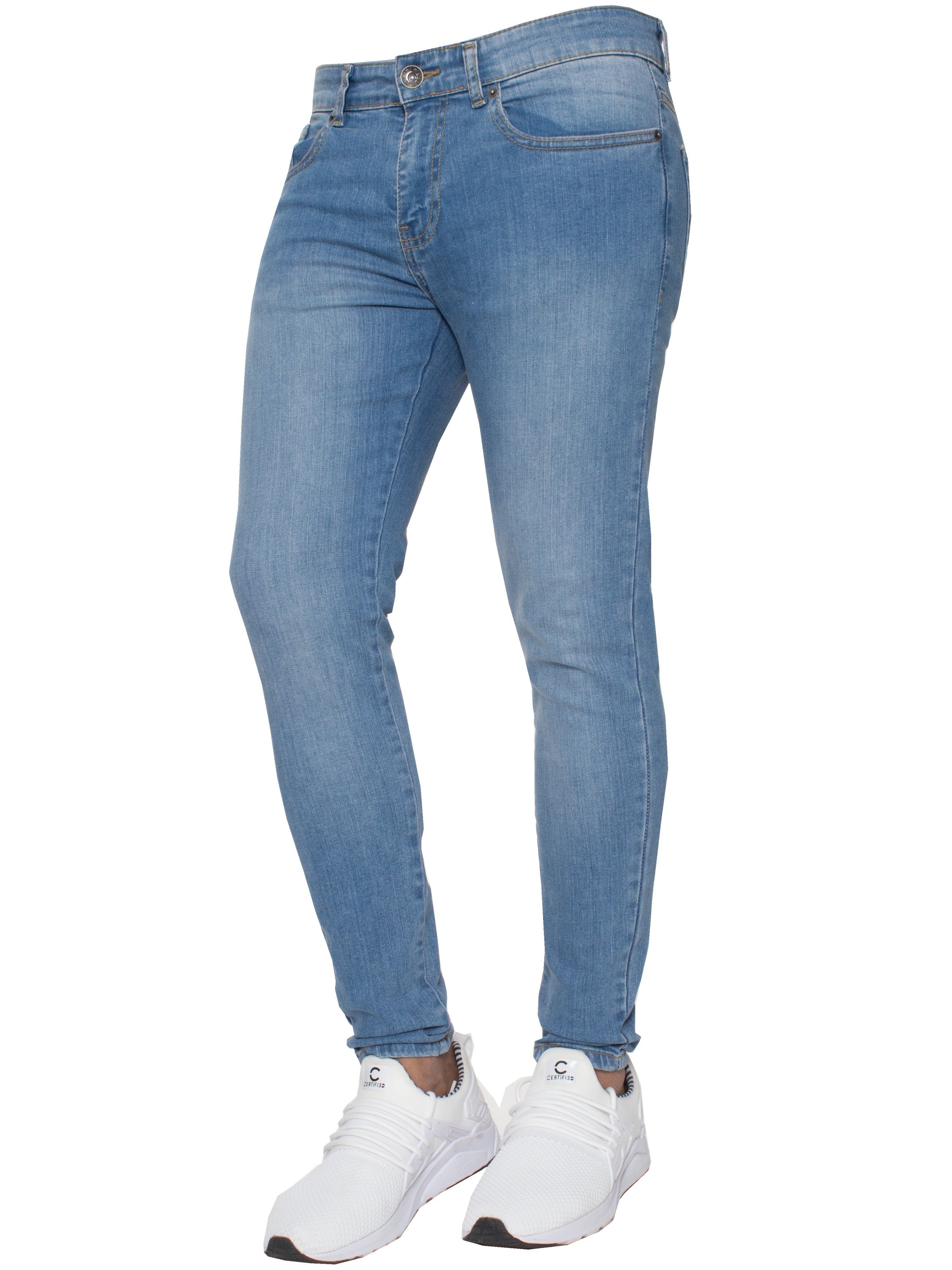 Enzo | Mens Skinny Fit Denim Jeans