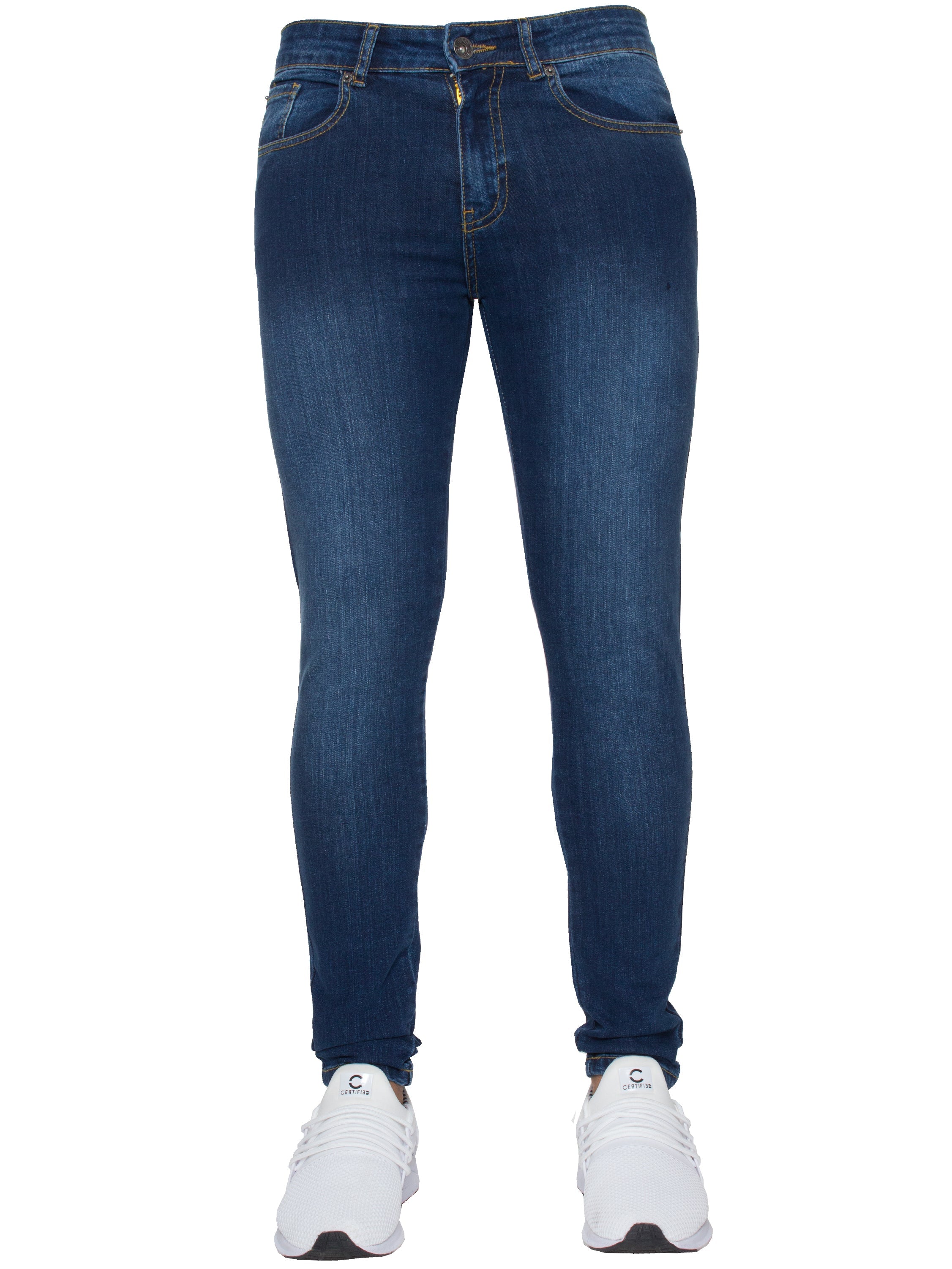 Enzo | Mens Skinny Fit Denim Jeans