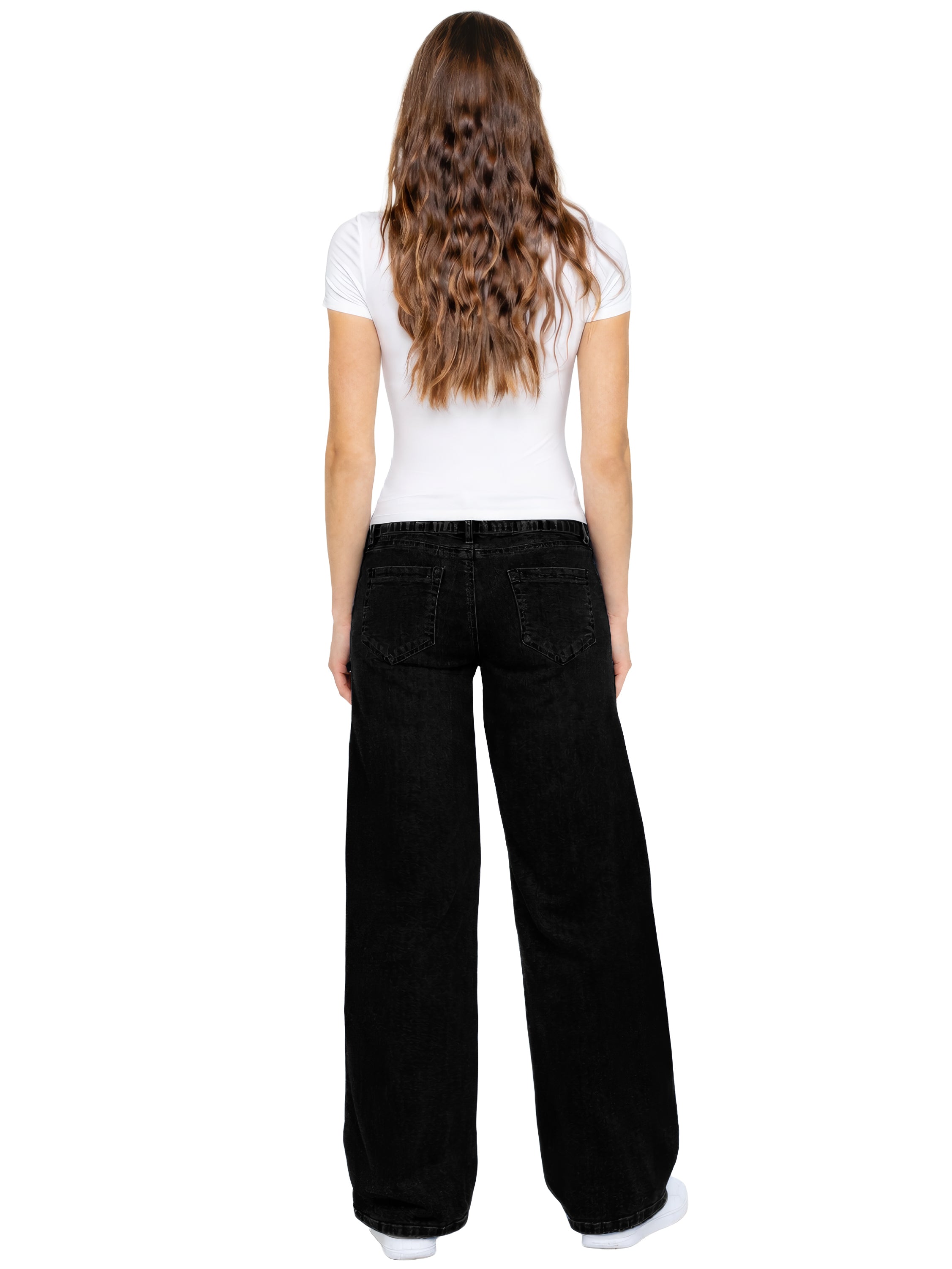 Enzo | Womens Baggy Jeans