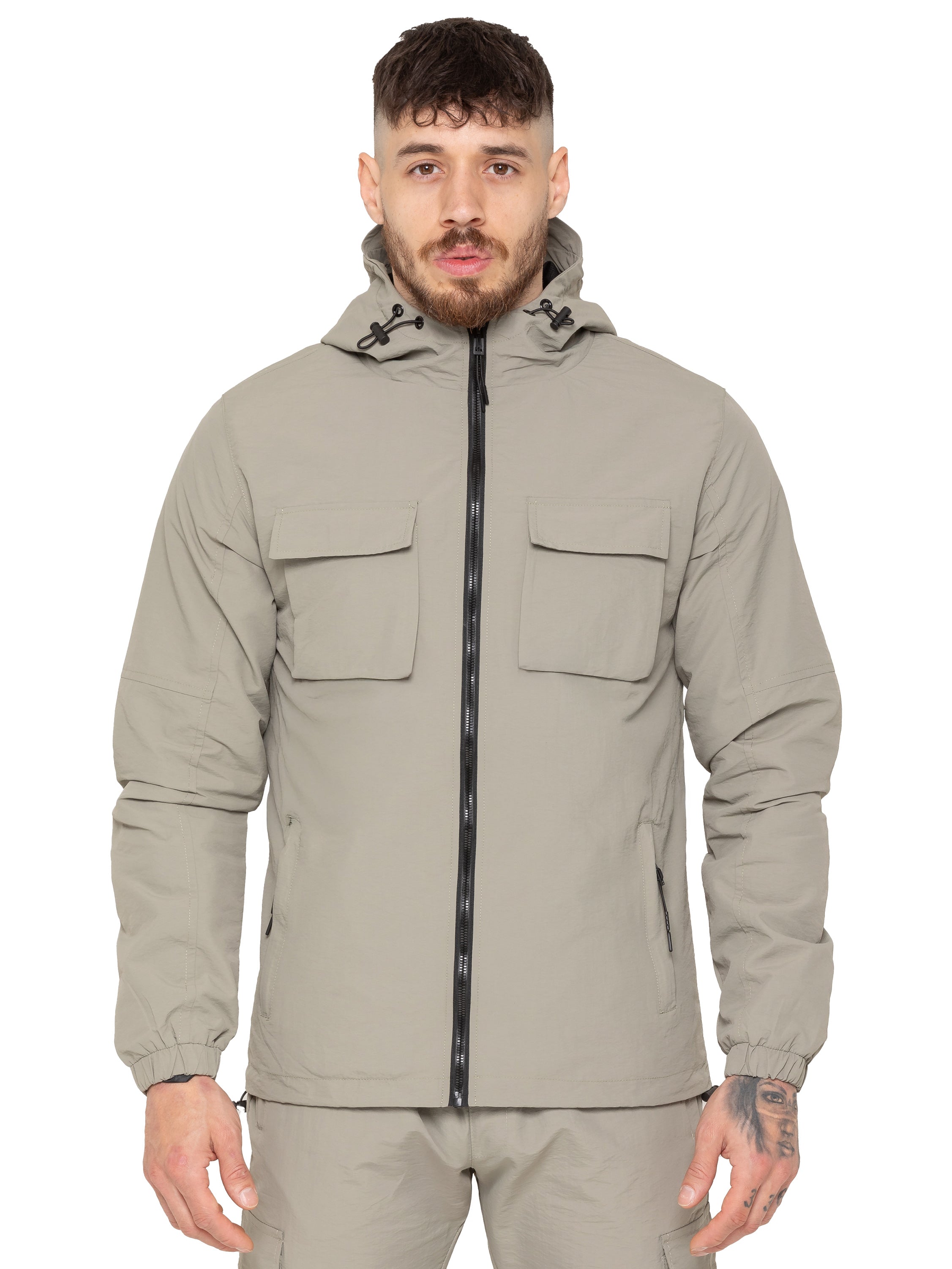 Enzo Milano | Mens Lightweight Cargo Jacket