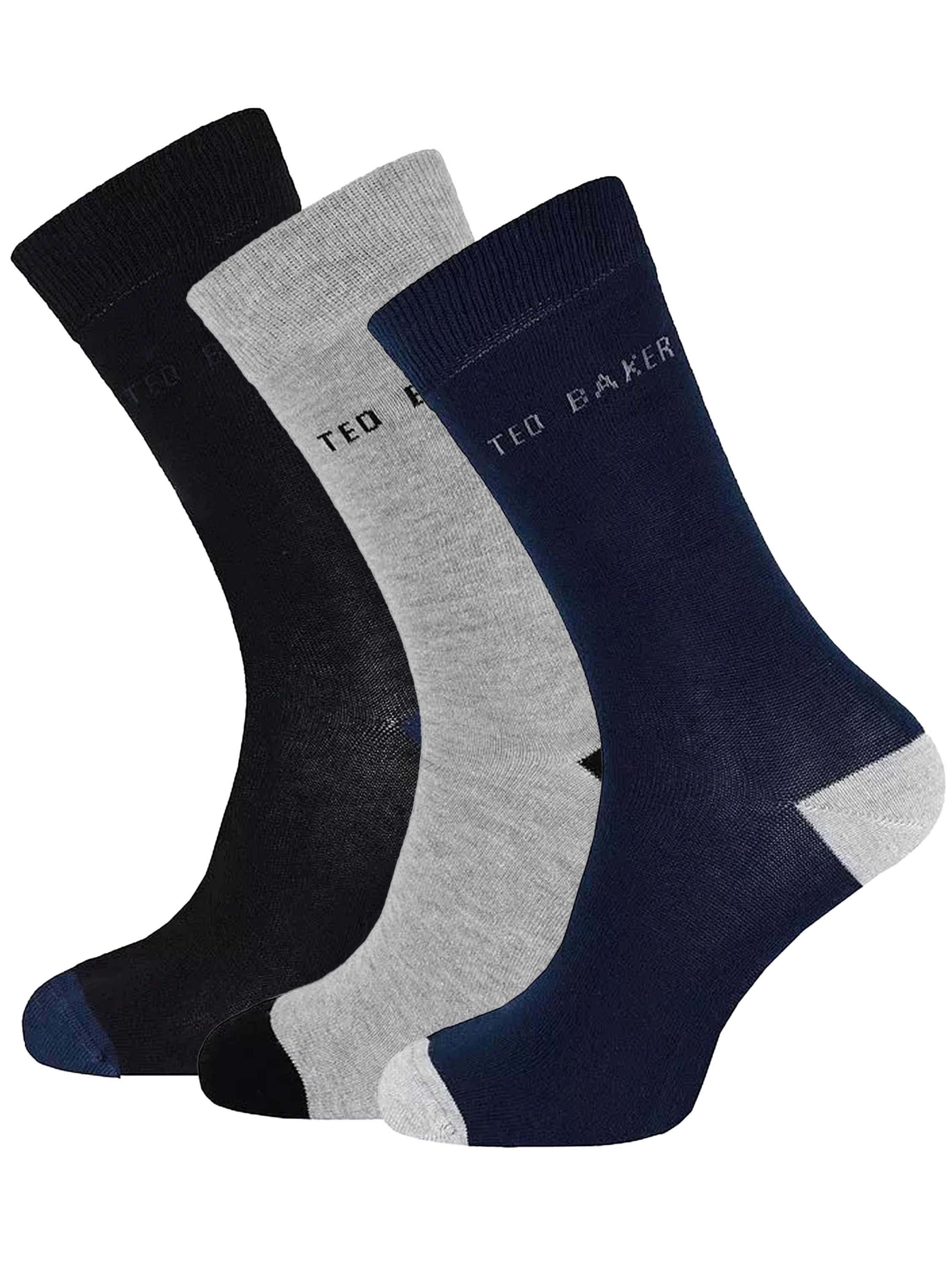 Ted Baker | Mens Three Pack Socks - Assorted