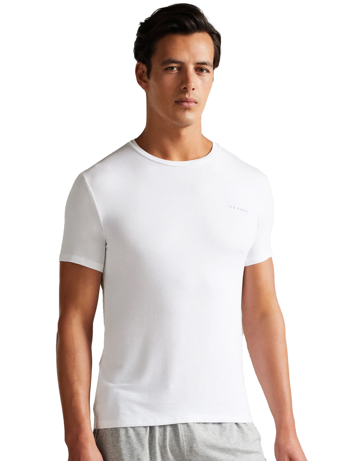 Ted Baker | Mens Solid Modal T-Shirt - Peacock