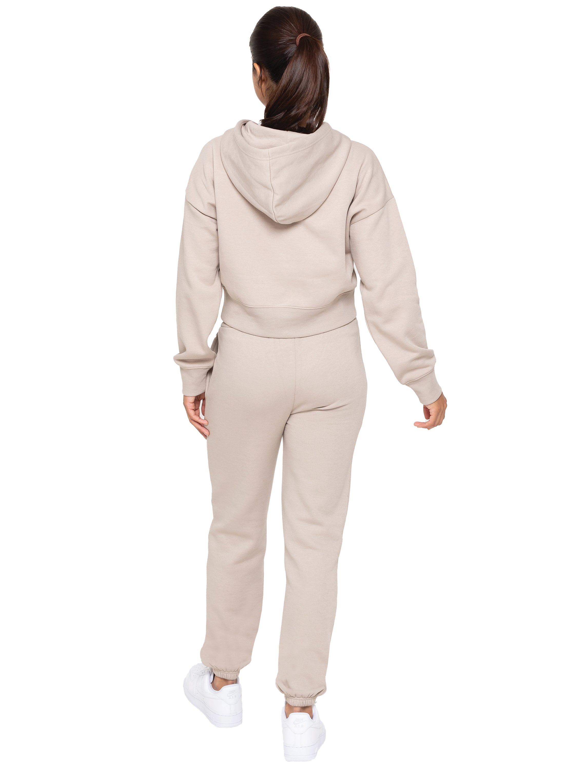 Enzo | Womens Cropped Zipped Hoodie