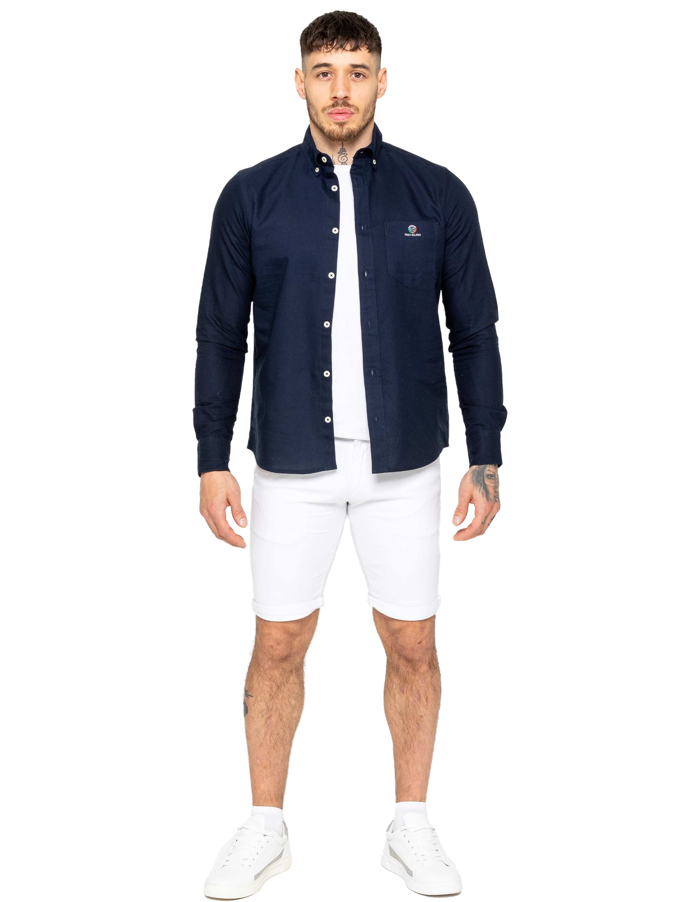 Enzo | Mens Regular Fit Oxford Shirt