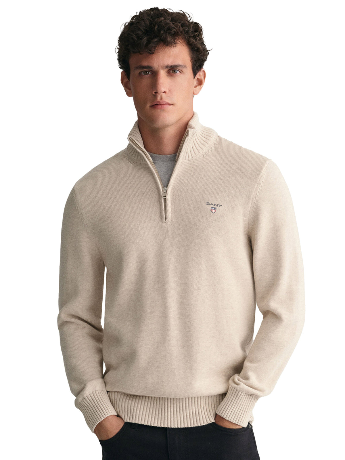 Gant | Mens Half Zip Sweatshirt