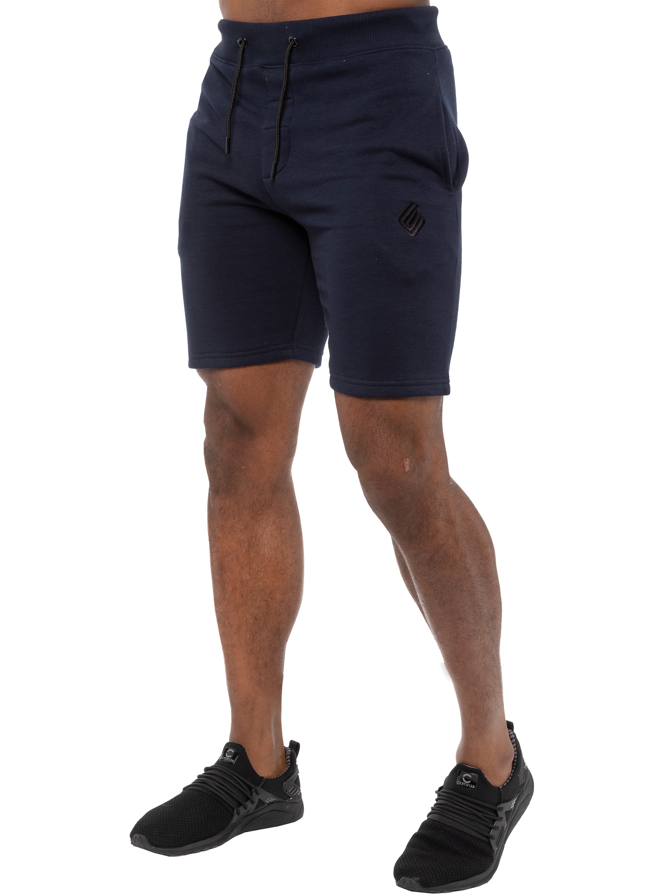 Mens Fleece Gym Shorts | Enzo Designer Menswear 2 Pack
