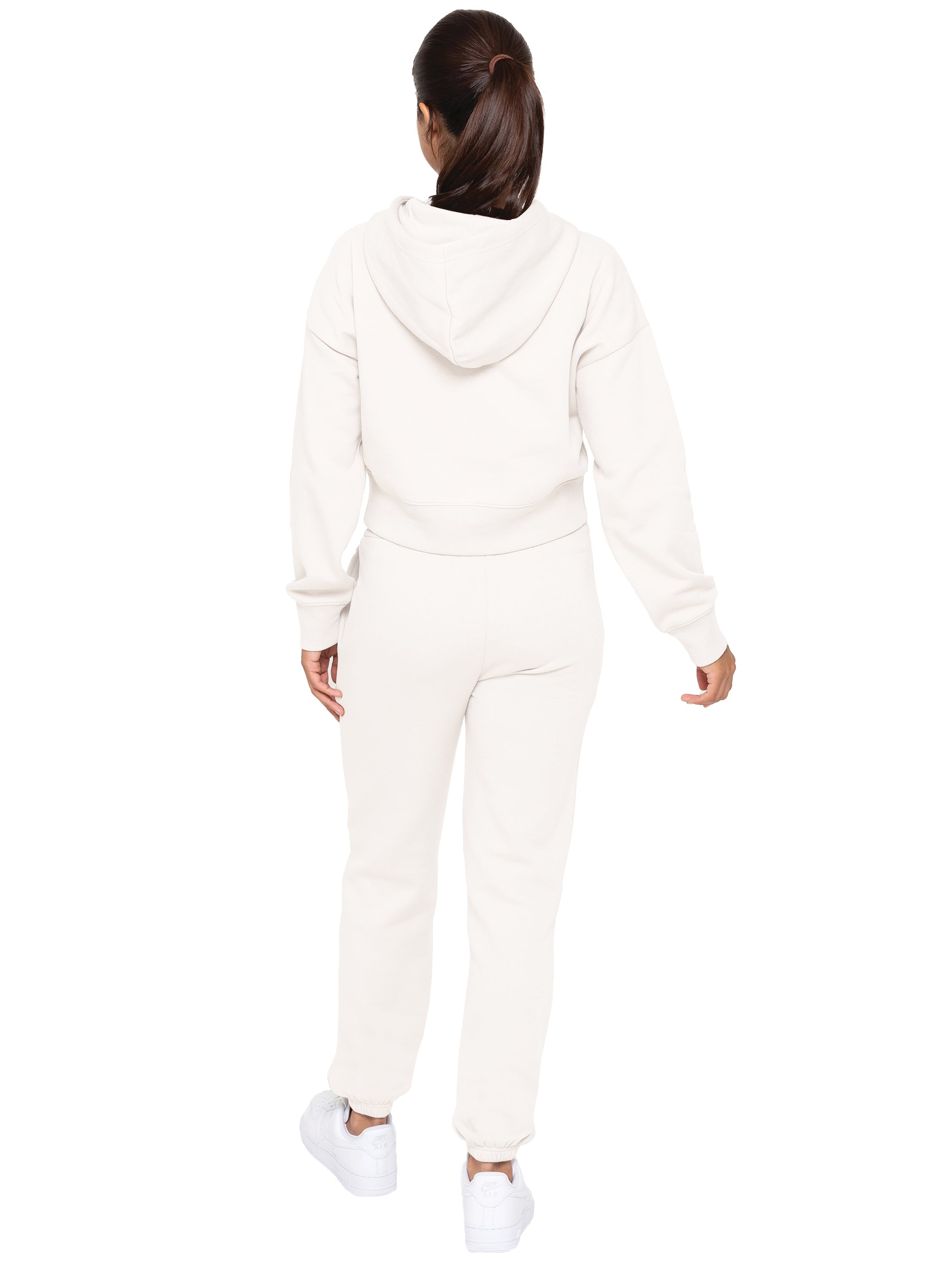 Enzo | Womens Cropped Zipped Hoodie