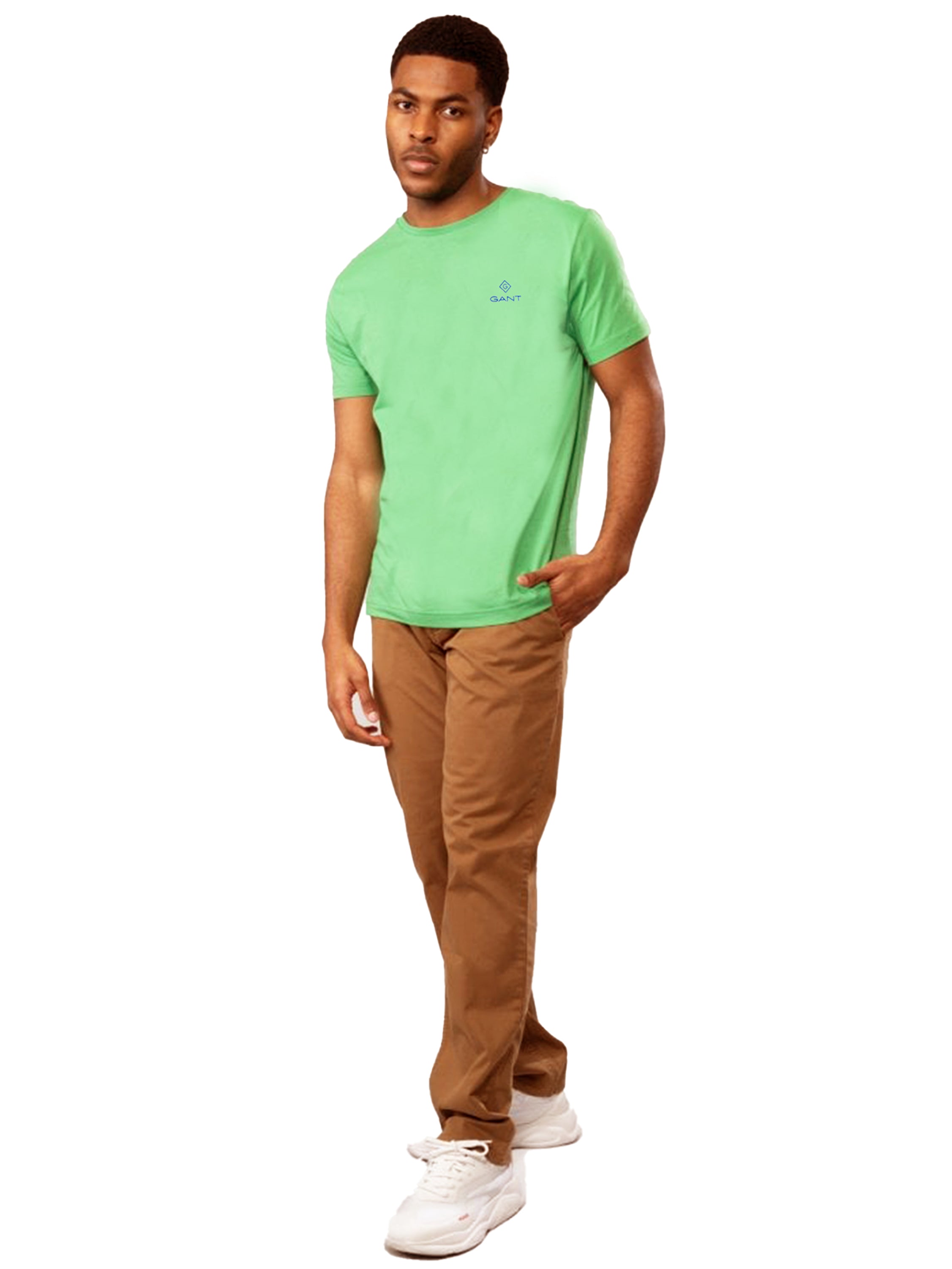 Gant Contrast Logo | Mens Crew Neck T-Shirt