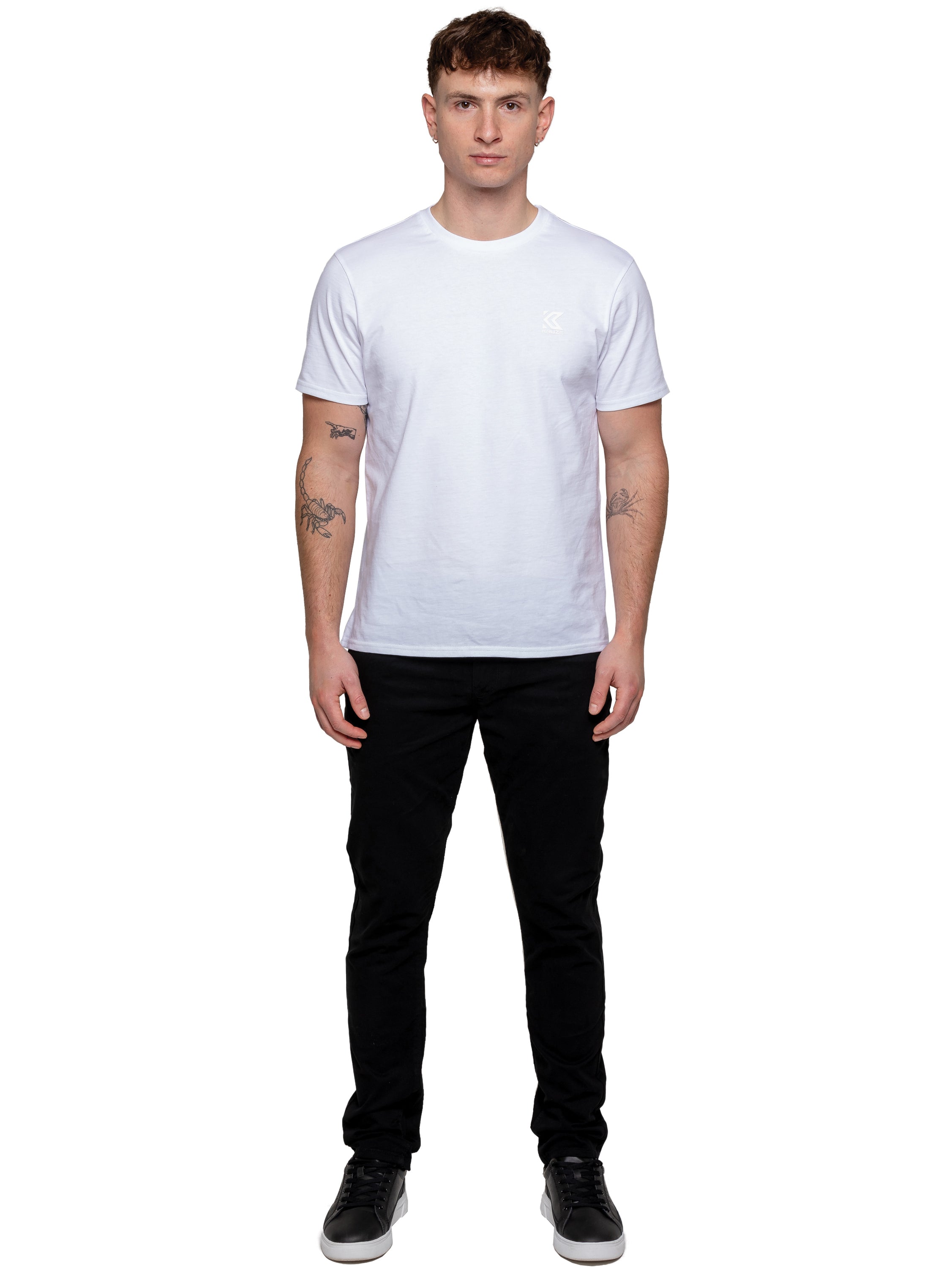 Kruze | Mens Slim Fit Stretch Chinos