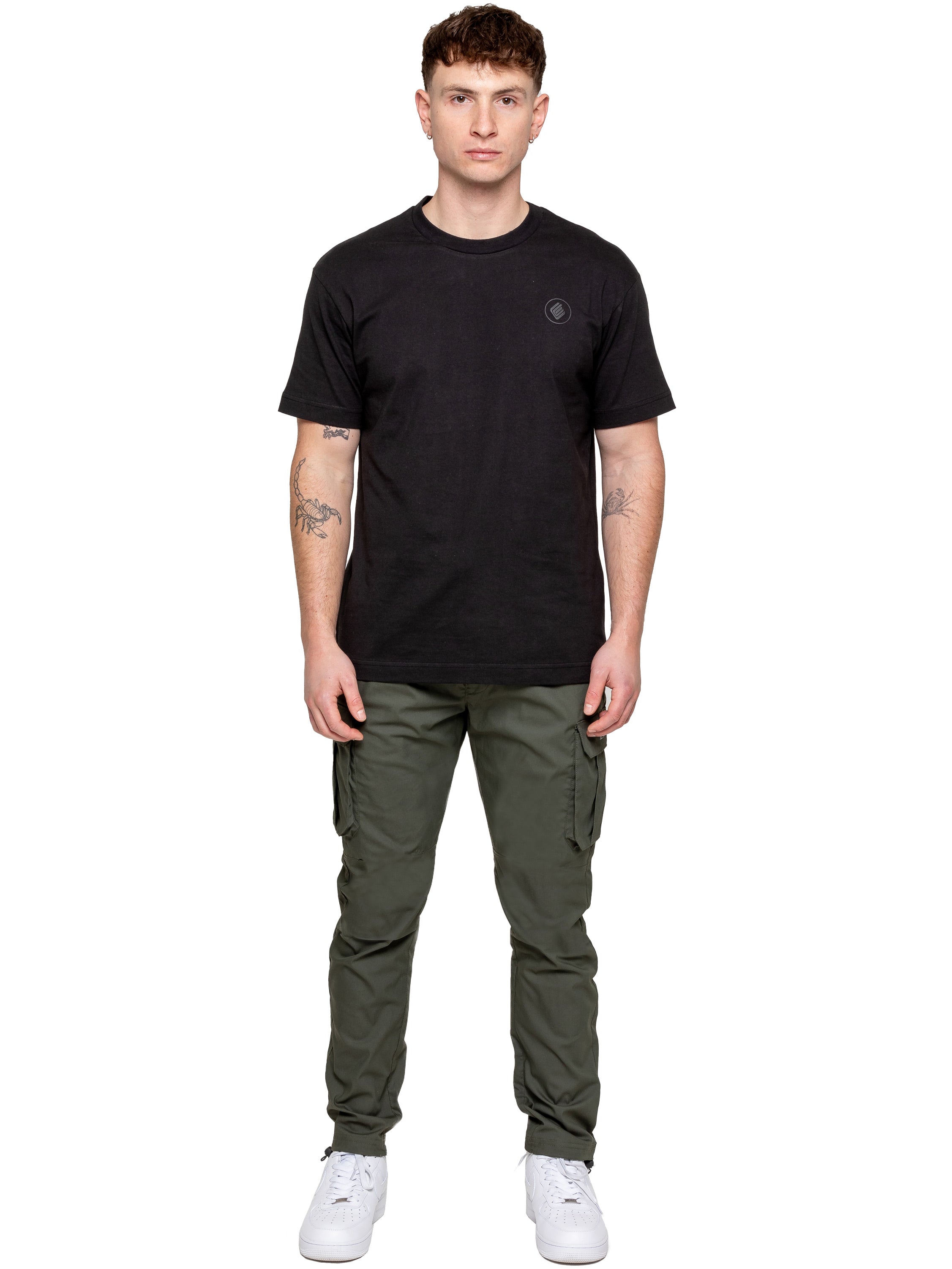 Enzo | Mens Tapered Cargo Pants