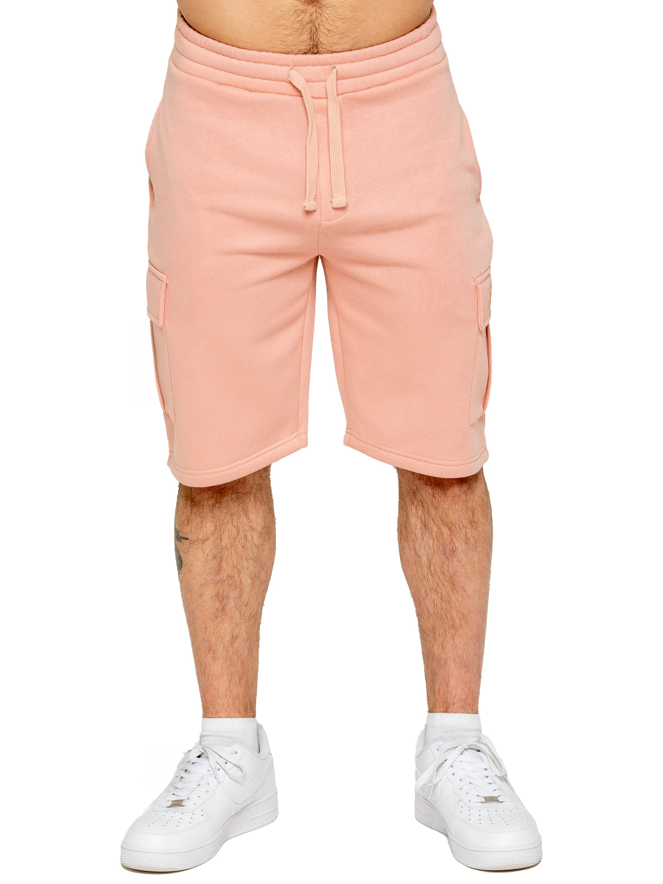 Enzo | Mens Cargo Fleece Shorts