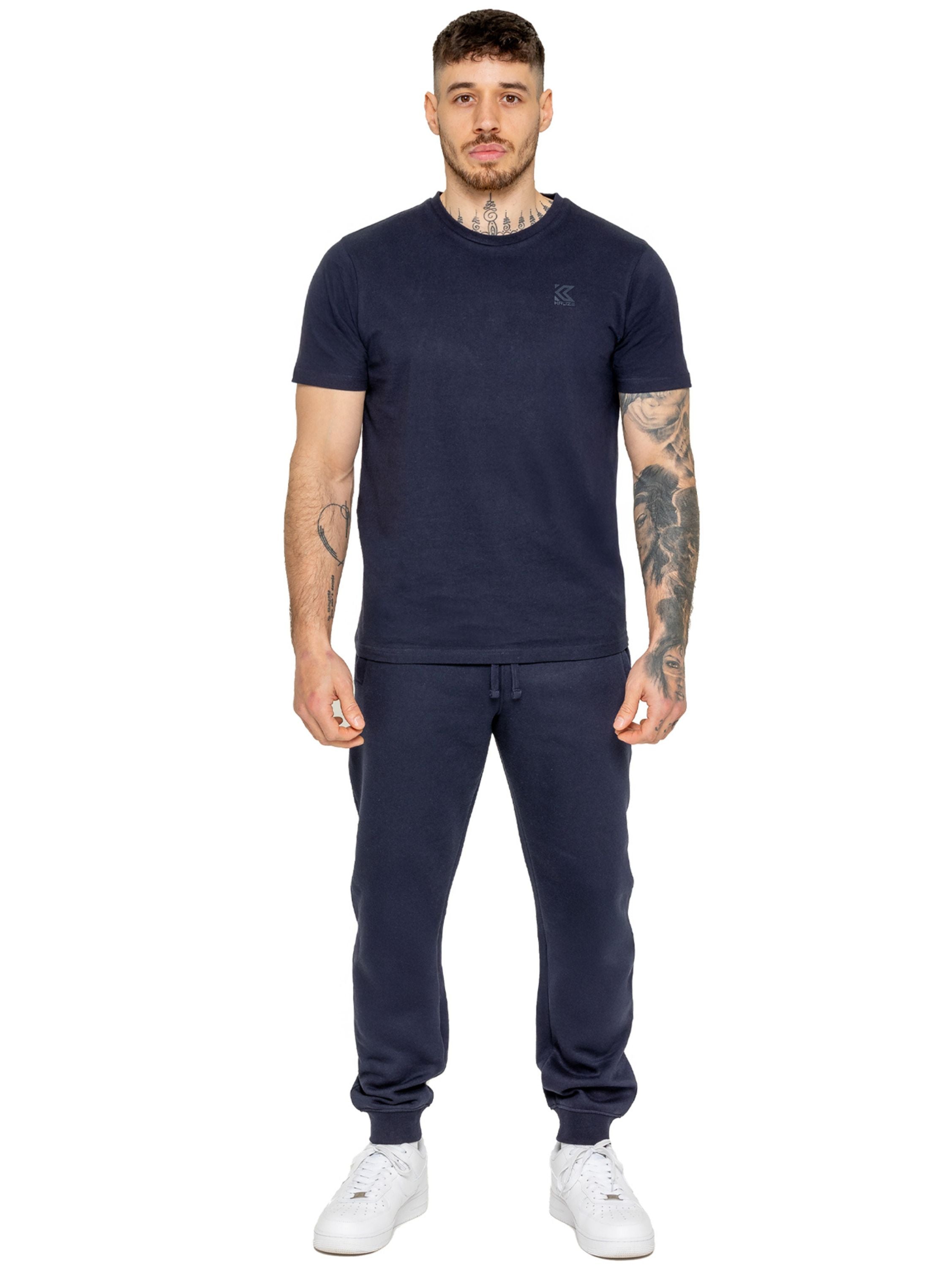 Kruze | Mens Fleece Joggers 2 Pack