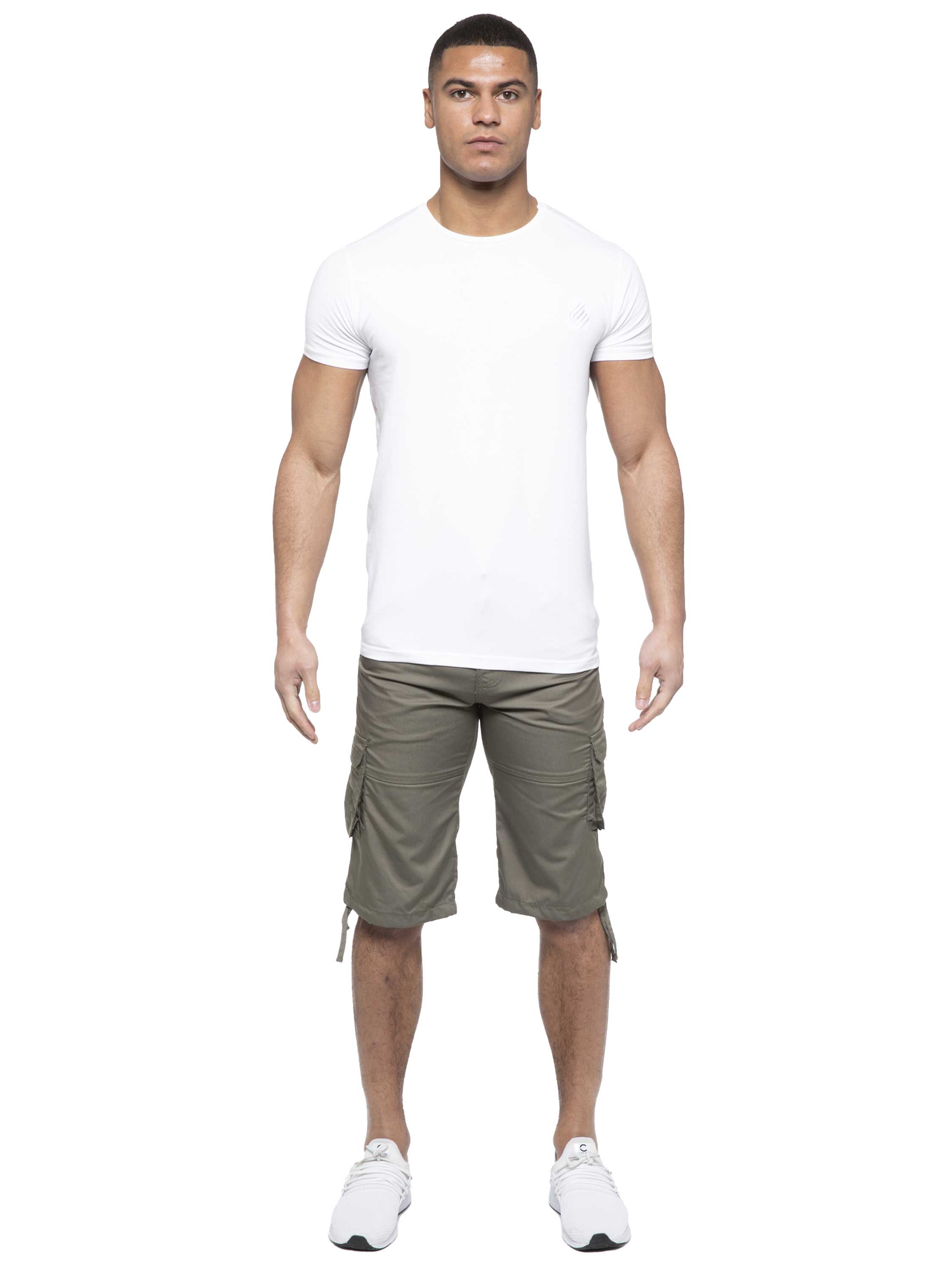 Enzo | Mens Cargo Combat Shorts