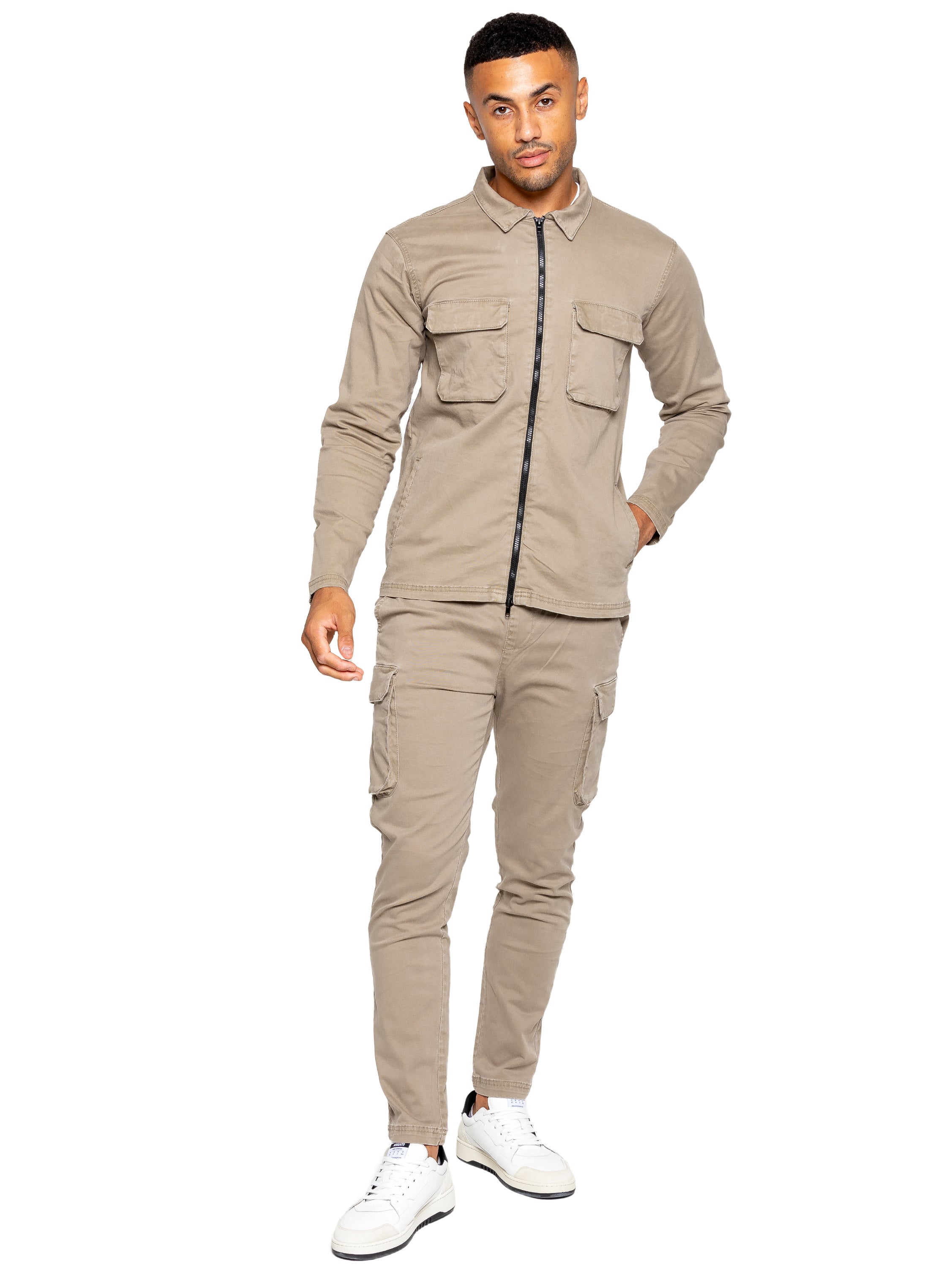 Enzo | Mens Cargo Tracksuit
