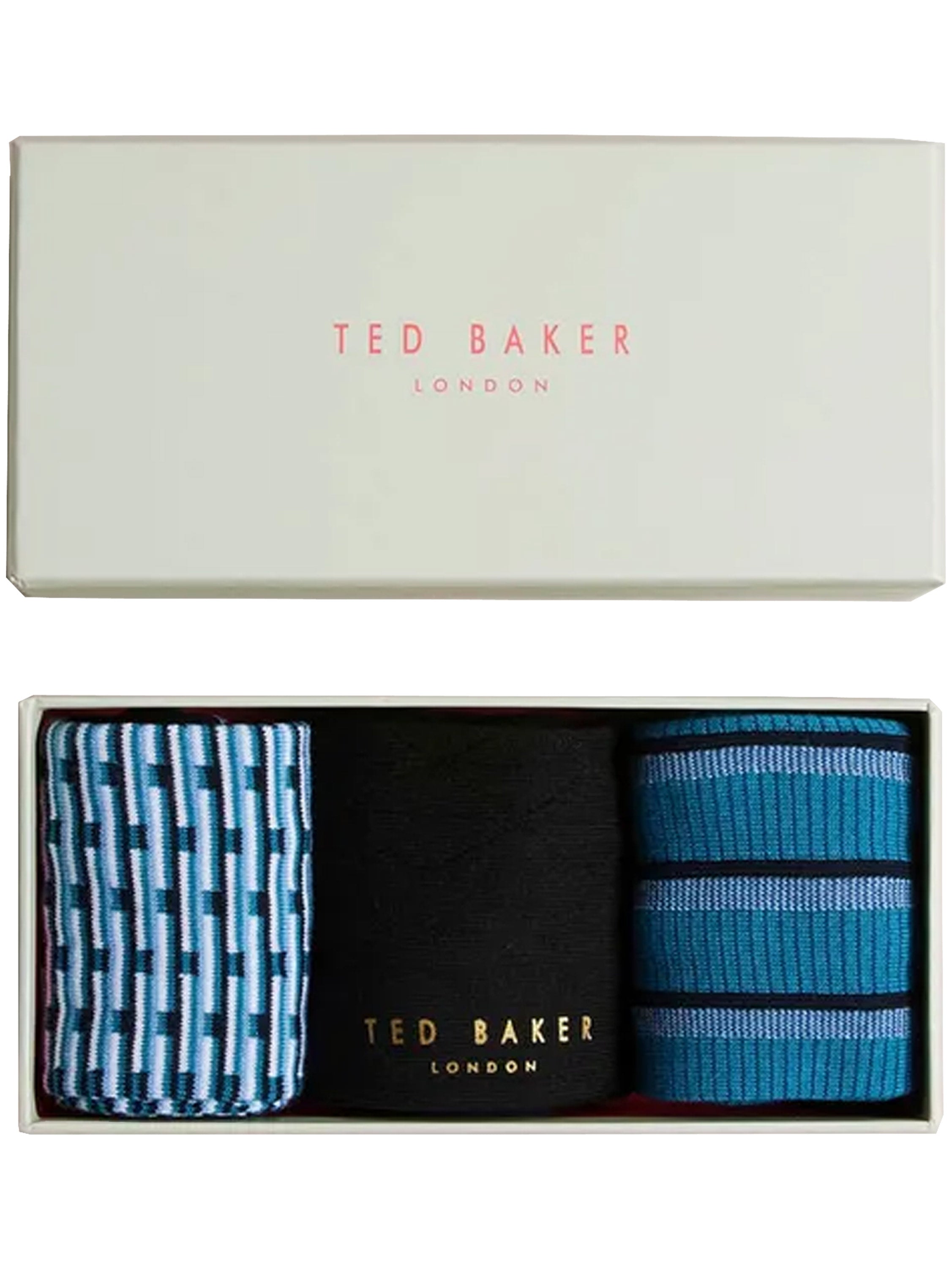 Ted Baker | Mens Crew Socks 3 Pack Gift Set