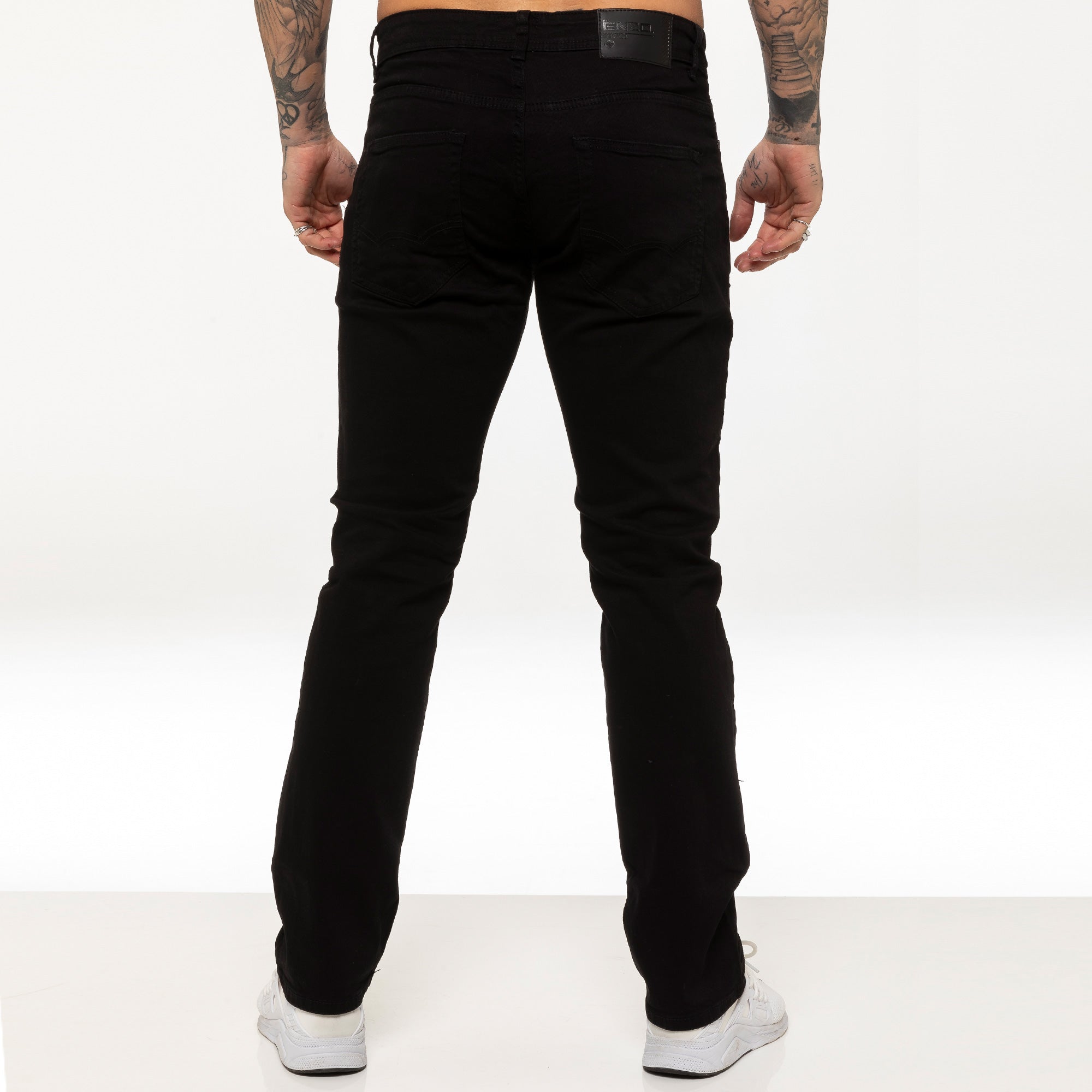 Mens Regular Fit Stretch Denim Jeans | Enzo Designer Menswear