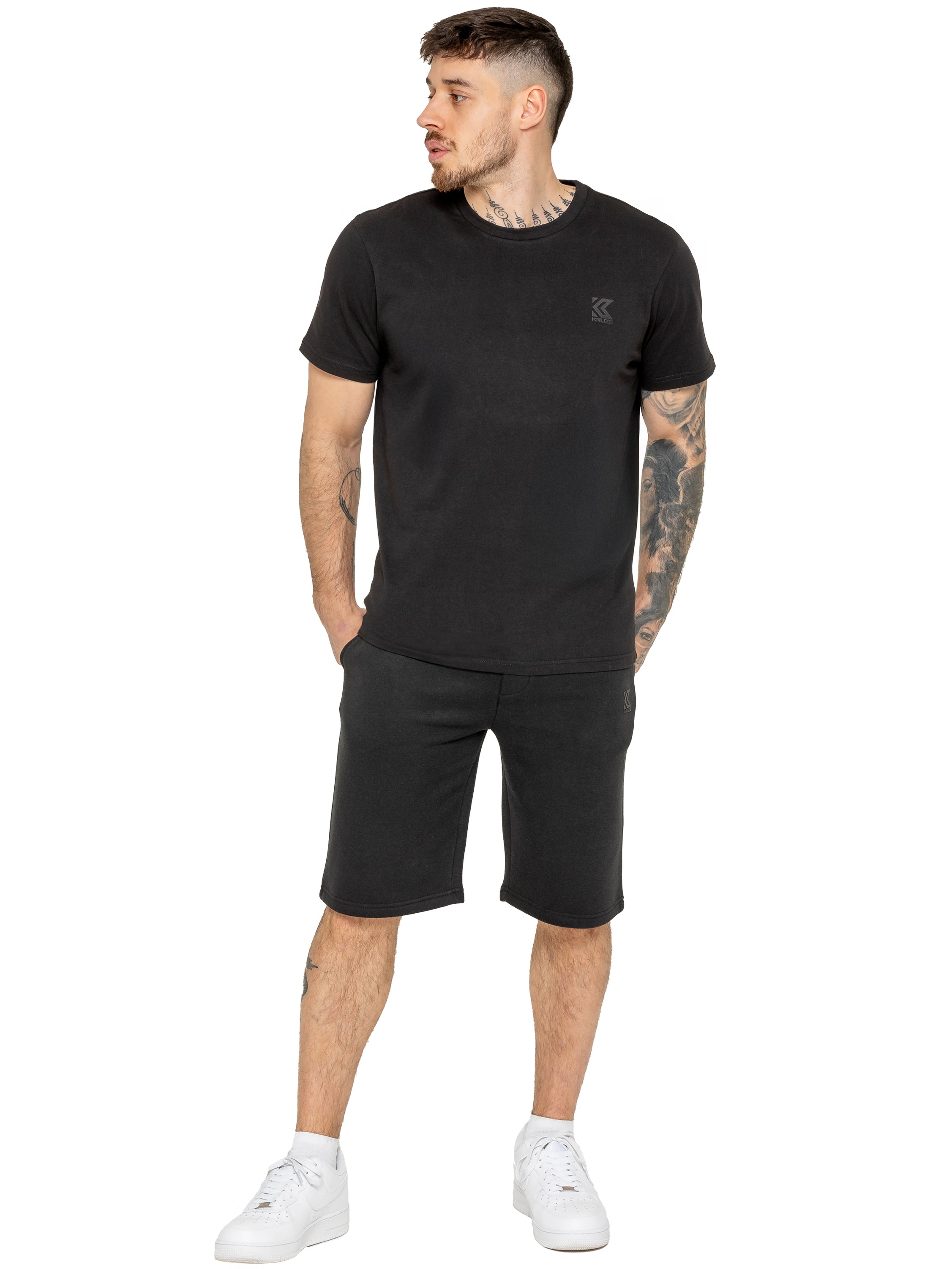 Kruze | Mens 2 Pack Fleece Shorts
